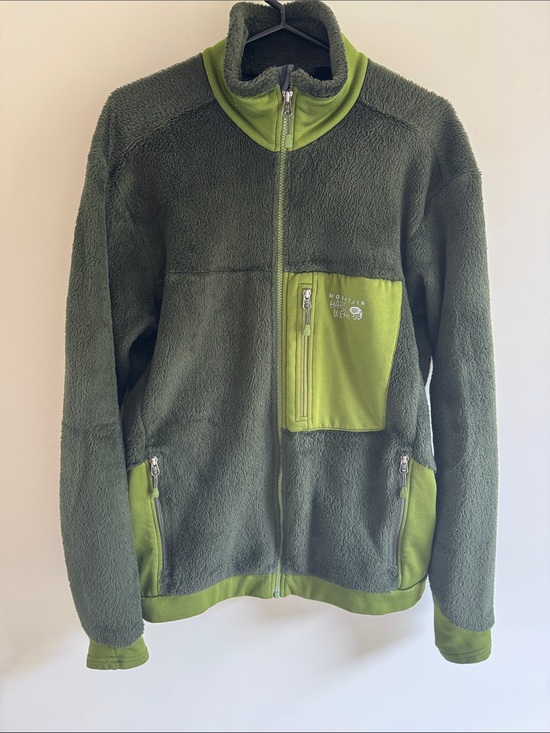 Mountain Hardwear Other - mountain hardware monkey man jacket green zip-up fleece size large